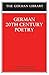 German 20th Century Poetry ...