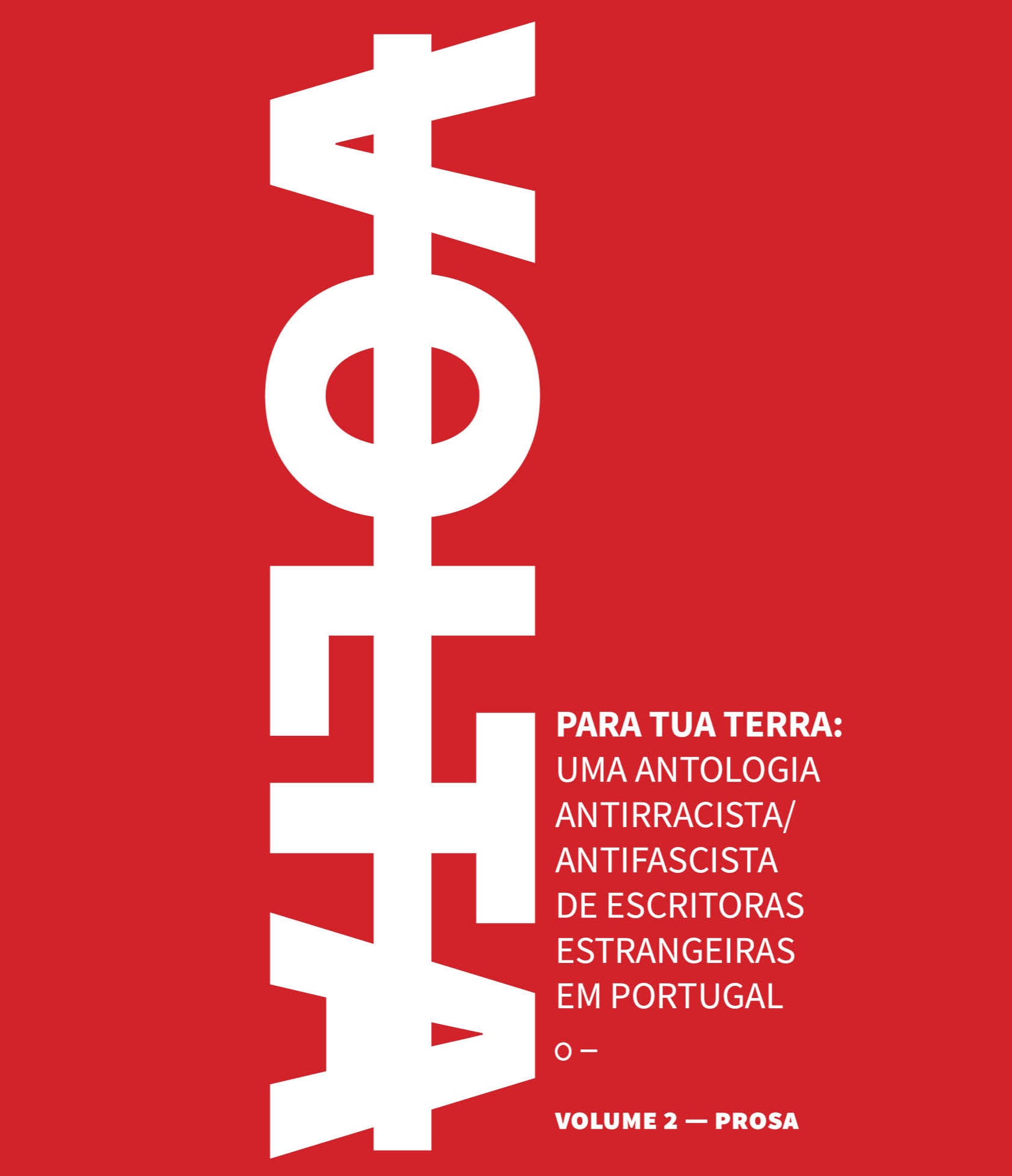 Volta para tua terra: uma antologia antirracista/antifascista de escritoras estrangeiras em Portugal