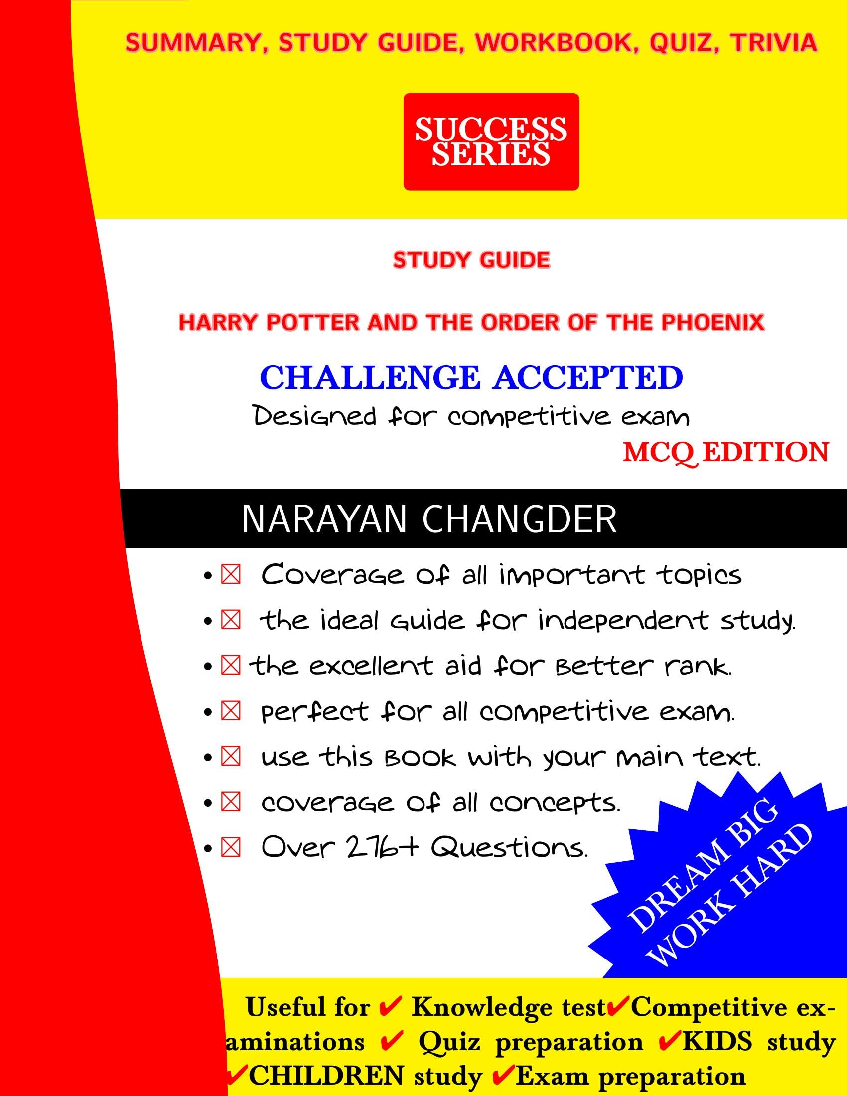 A STUDY GUIDE ON HARRY POTTER AND THE ORDER OF THE PHOENIX (Kindle Edition)
