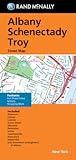 Rand McNally Folded Map: Albany Schenectady Troy Street Map