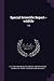 Special Scientific Report--...