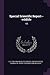 Special Scientific Report--...