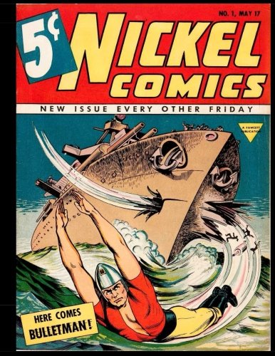 Nickel Comics #1: Golden Age Superhero Comic 1940 - Featuring Bulletman and more... (Paperback)