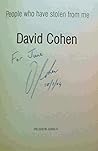 People Who Have Stolen From Me by David Cohen