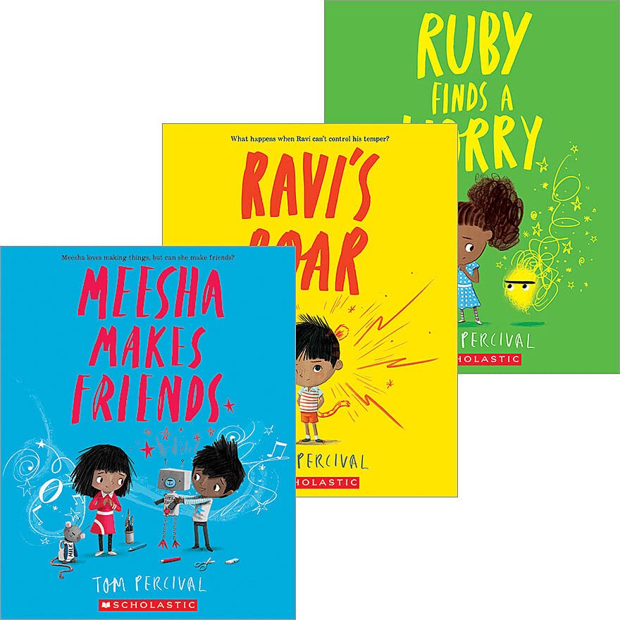 Ruby Finds A Worry, Ravi's Roar, and Meesha Makes Friends: 3-Book Set (Paperback)