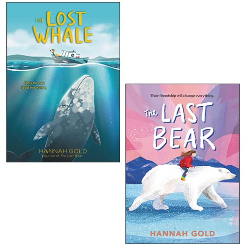 The Last Bear, The Lost Whale [Hardcover] 2 Books Collection Set By Hannah Gold (Paperback)