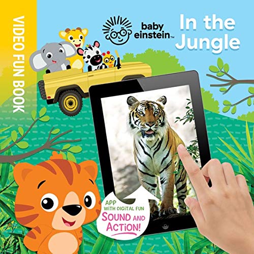 Baby Einstein In the Jungle-Video Fun Board Book with Sound & Action APP (Board book)