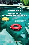 Appunti sulla tua scomparsa improvvisa Book cover for Appunti sulla tua scomparsa improvvisa