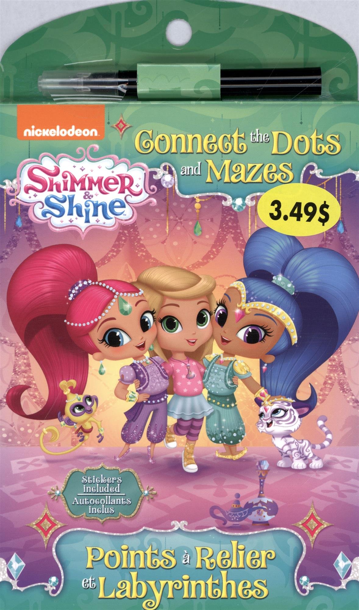 Shimmer & Shine : Points à relier et Labyrinthes (Paperback)
