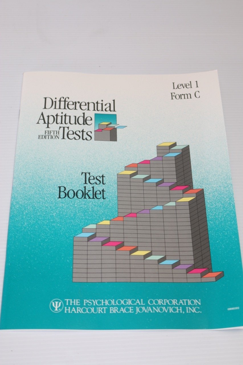 Differential Aptitude Tests Fifth Edition, Level 1 Form C Test Booklet (Paperback)