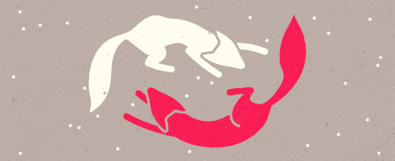 The White Fox and the Red
