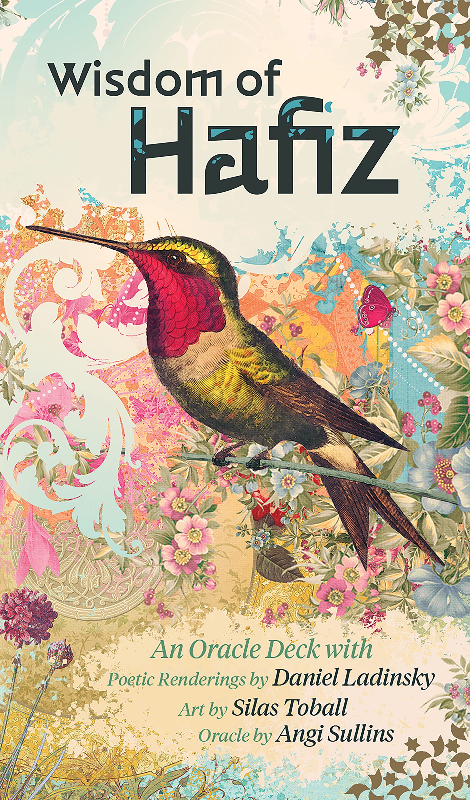 Wisdom of Hafiz Oracle: 45 Gold Gilt-Edged Cards with Matte Finish, Ancient Persian-Inspired Artwork, Poetry by Daniel Ladinksy, 104-Page Full-Color Guidebook, Inspirational Messages (Cards)