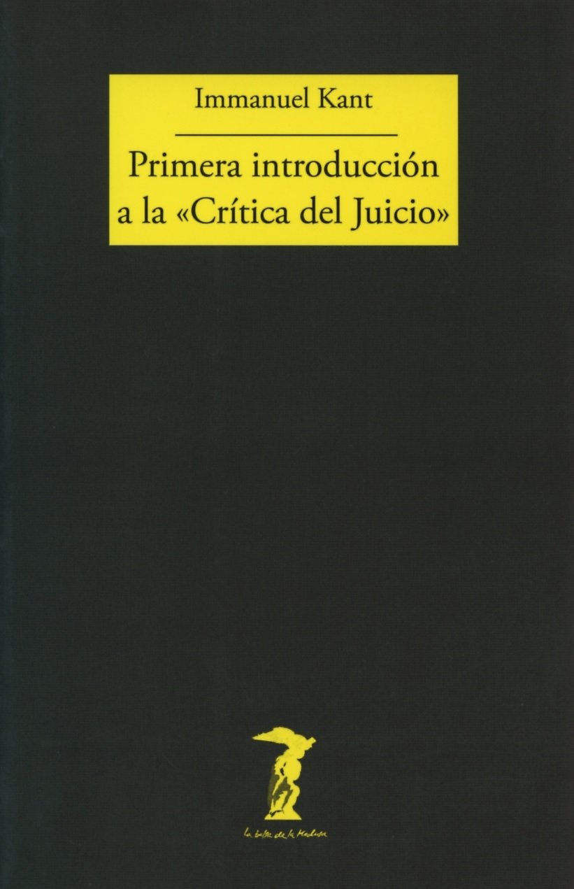 Primera introducción a la Crítica del Juicio (Paperback)