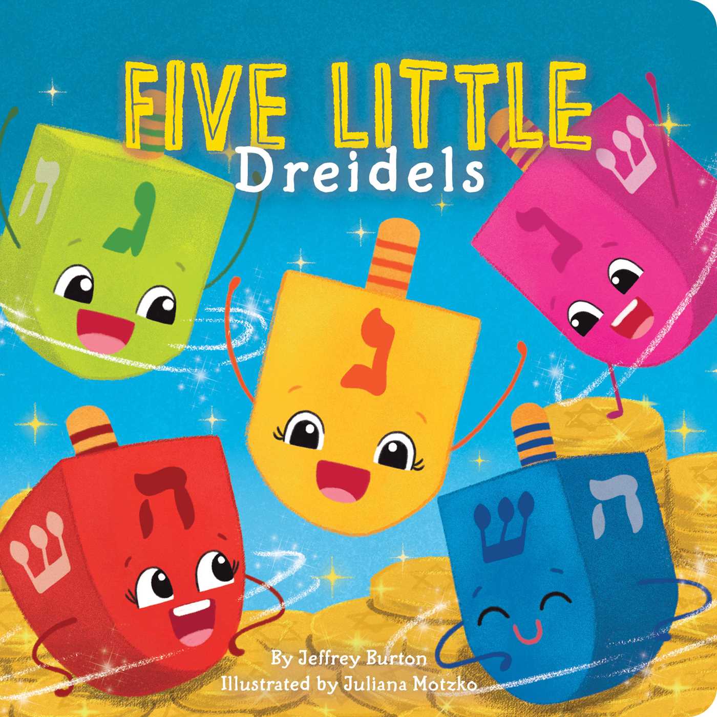 Five Little Dreidels (Board Book)