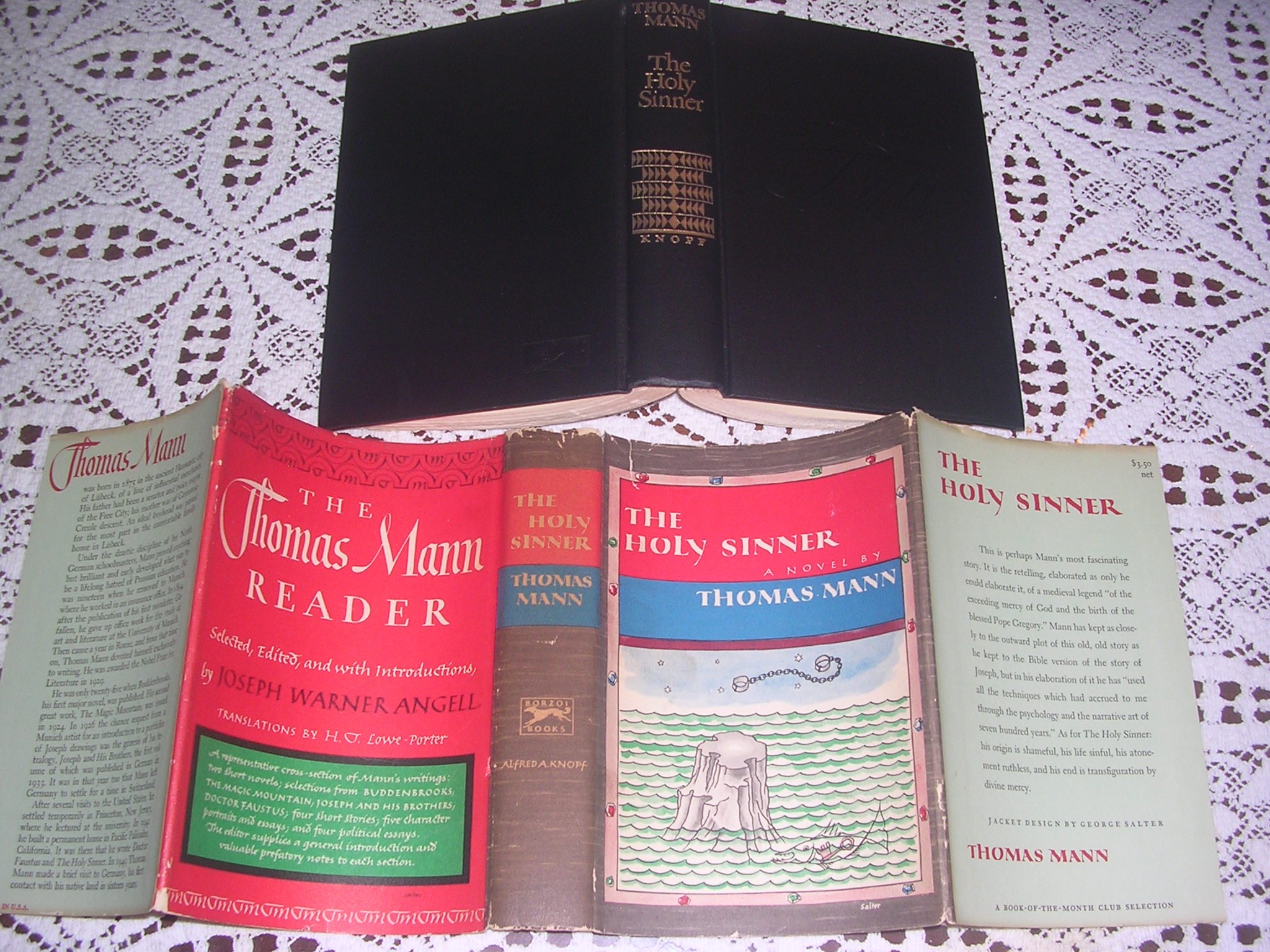The HOLY SINNER. Translated from the German by H. T. Lowe-Porter.