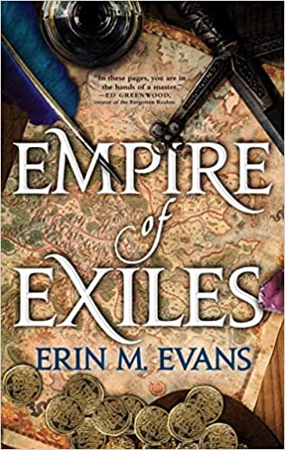 Portada de Empire of Exiles, de Erin M. Evans