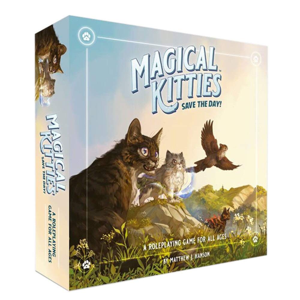 Magical Kitties Save The Day – Tabletop Roleplaying Game by Atlas Games 2-6 Players – Board Games for Family 60-120 Mins of Gameplay – TTRPG Games for Family Game Night – for Kids and Adults Ages 12+ (Toy)