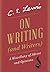 On Writing (and Writers): A...