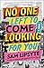 No One Left to Come Looking for You by Sam Lipsyte No One Left to Come Looking for You by Sam Lipsyte
