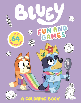 Bluey: Fun and Games: A Coloring Book (Paperback)