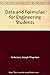 Data and Formulae for Engineering Students by Joseph C. Anderson