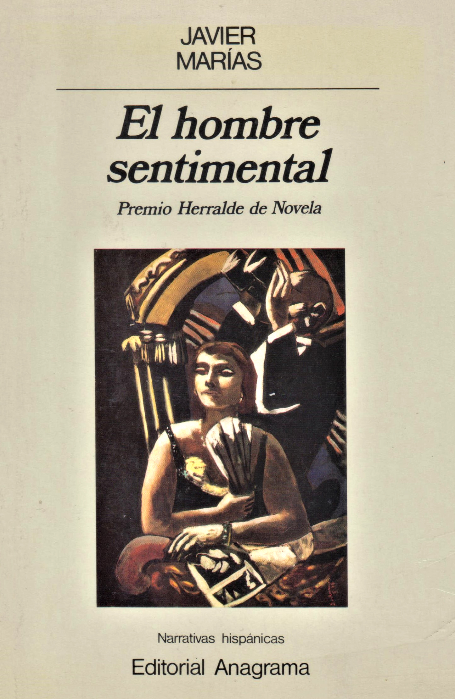 Portada de El hombre sentimental, de Javier Marías