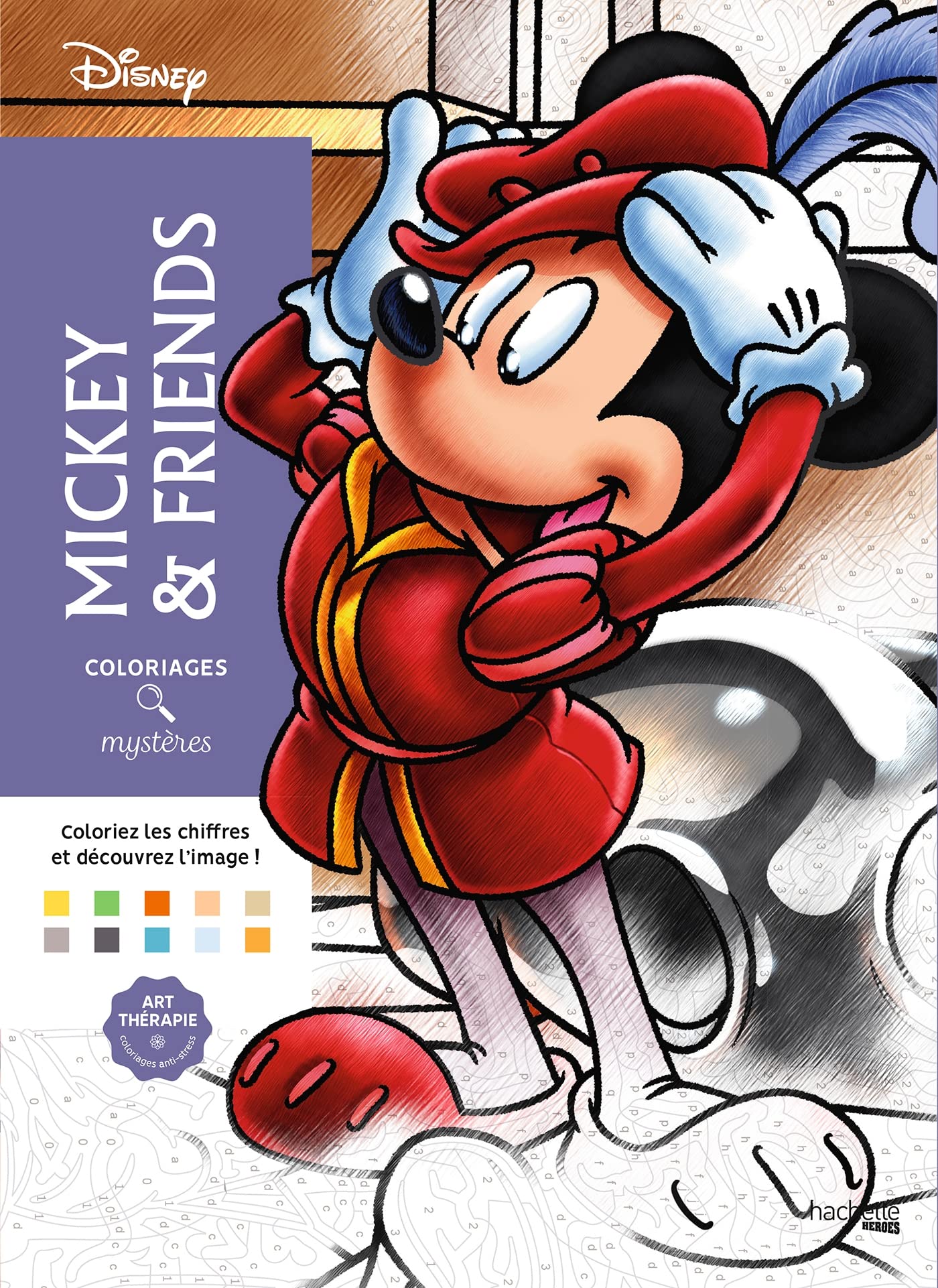 Coloriages mystères Disney - Mickey and friends (Paperback)