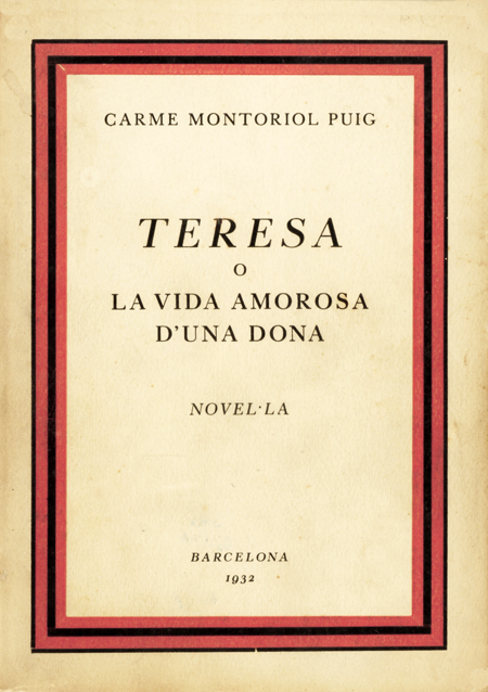 Teresa o la vida amorosa d'una dona (Unknown Binding)