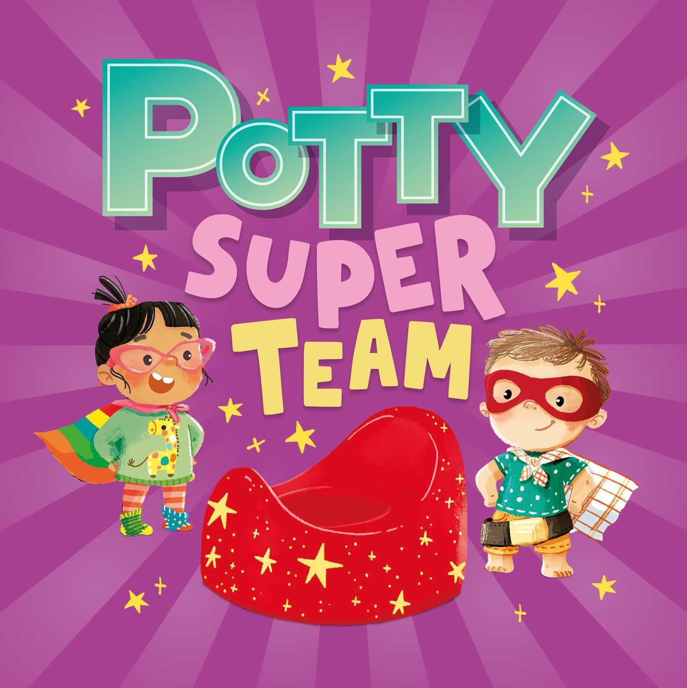 Potty Super Team (Board Book)