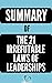 Summary of The 21 Irrefutable Laws of Leaderships by Book Shorts