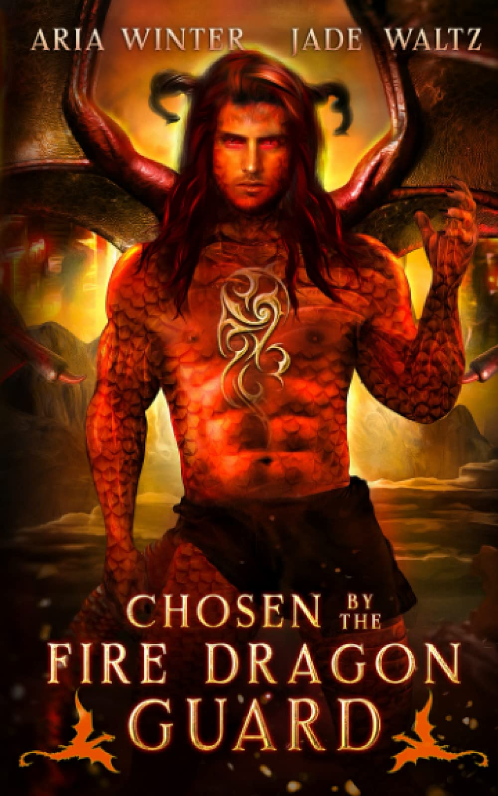 Chosen By The Fire Dragon Guard: Dragon Shifter Romance (Elemental Dragon Warriors)