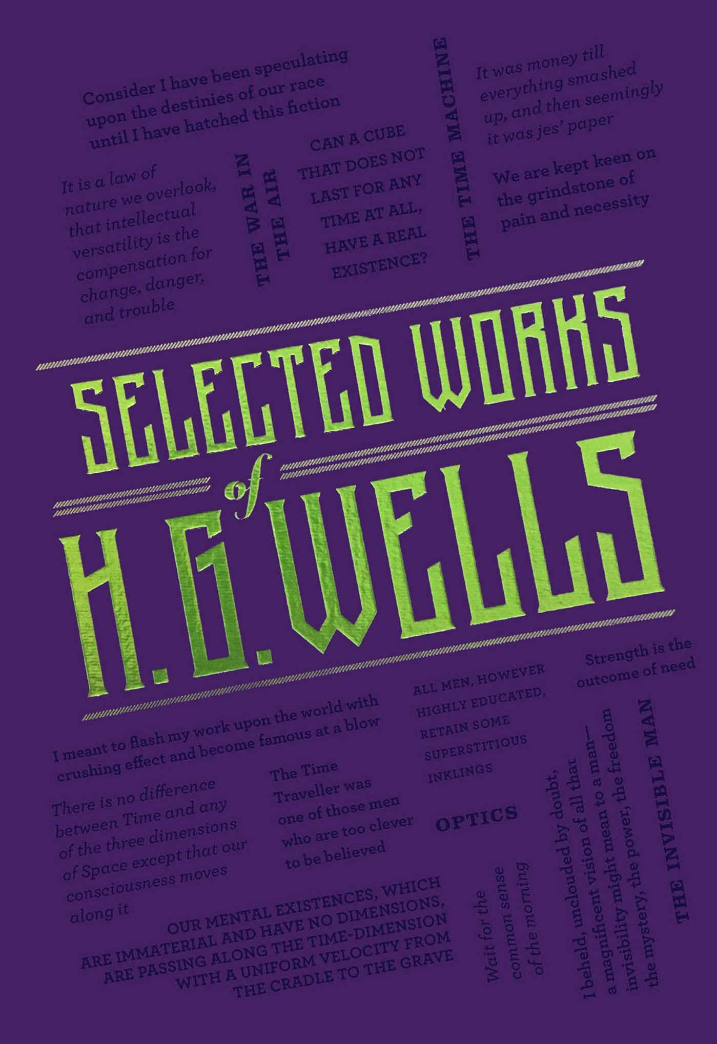 Selected Works of H. G. Wells (Word Cloud Classics)