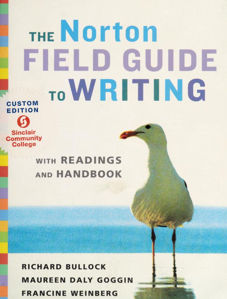 The Norton Field Guide to Writing with Readings and Handbook