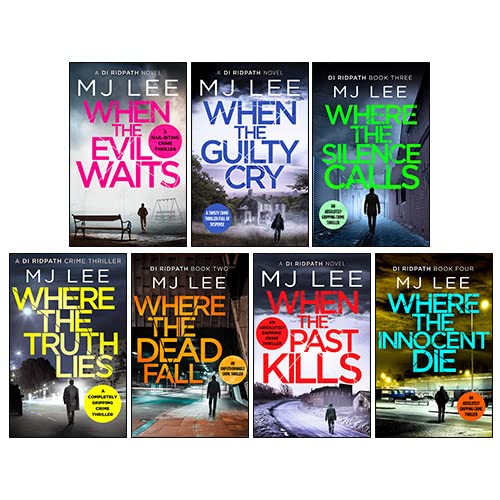 DI Ridpath Series 7 Books Collection Set By M J Lee (When the Guilty Cry, When the Evil Waits, Where the Innocent Die, When the Past Kills, Where the Dead Fall, Where the Truth Lies, Where the Silence Calls)