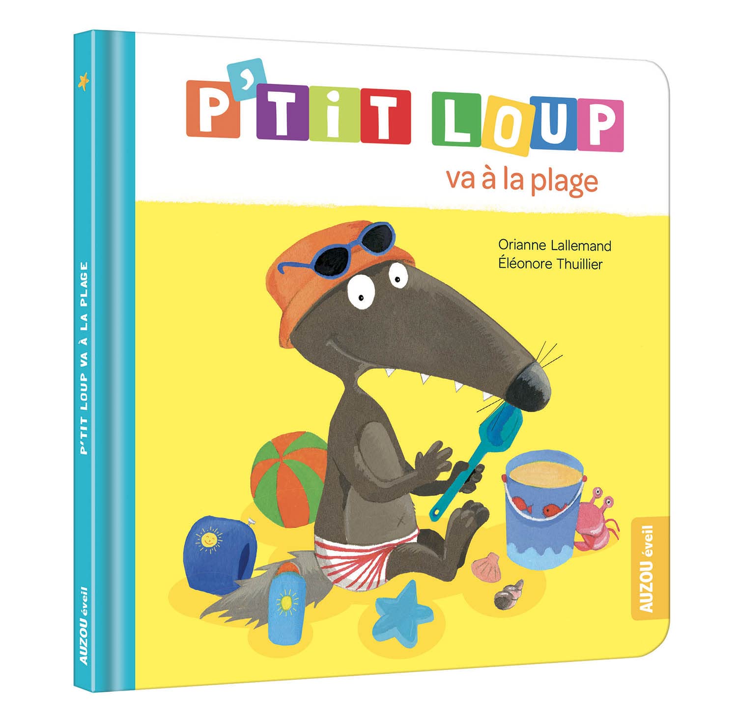 P'tit Loup va à la plage - NED (Hardcover)