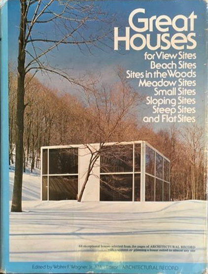 Great houses for view sites, beach sites, sites in the woods, meadow sites, small sites, sloping sites, steep sites, and flat sites