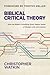 Biblical Critical Theory: H...