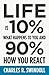 Life Is 10% What Happens to You and 90% How You React: Cultivating Inner Strength and Embracing Hope When Life is Not What You Expected
