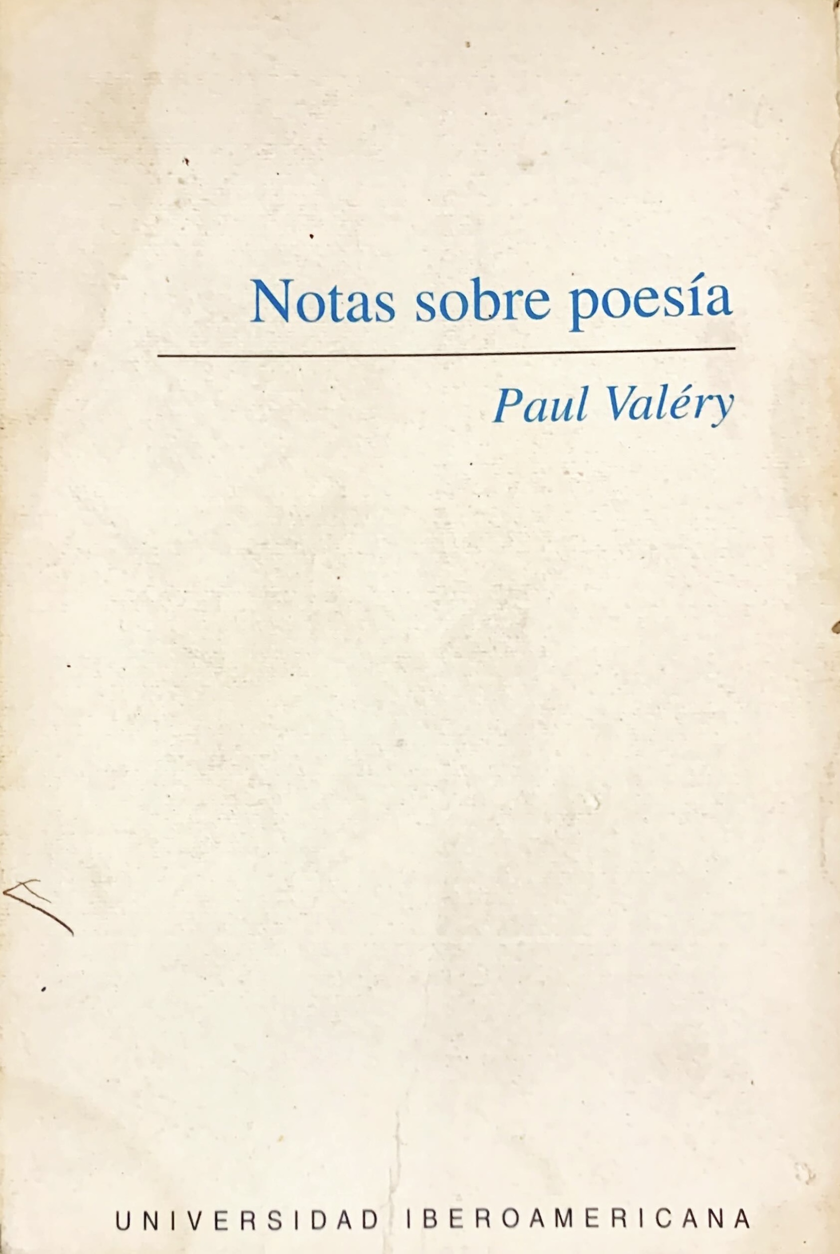 Notas sobre poesía