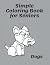Simple Coloring Book for Seniors Dogs by happy  day