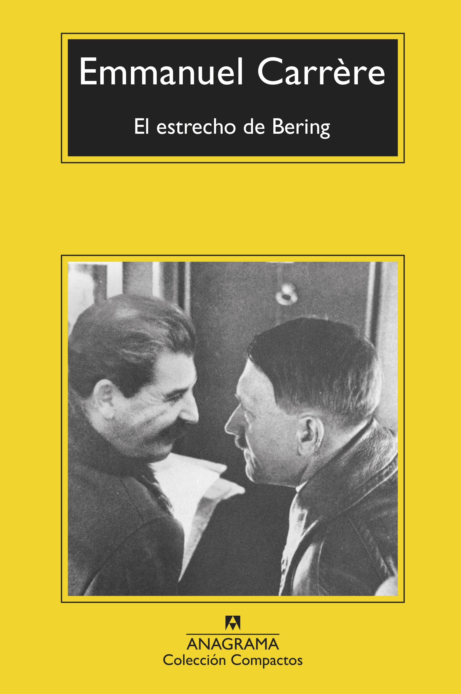Portada de El estrecho de Bering, de Emmanuel Carrère