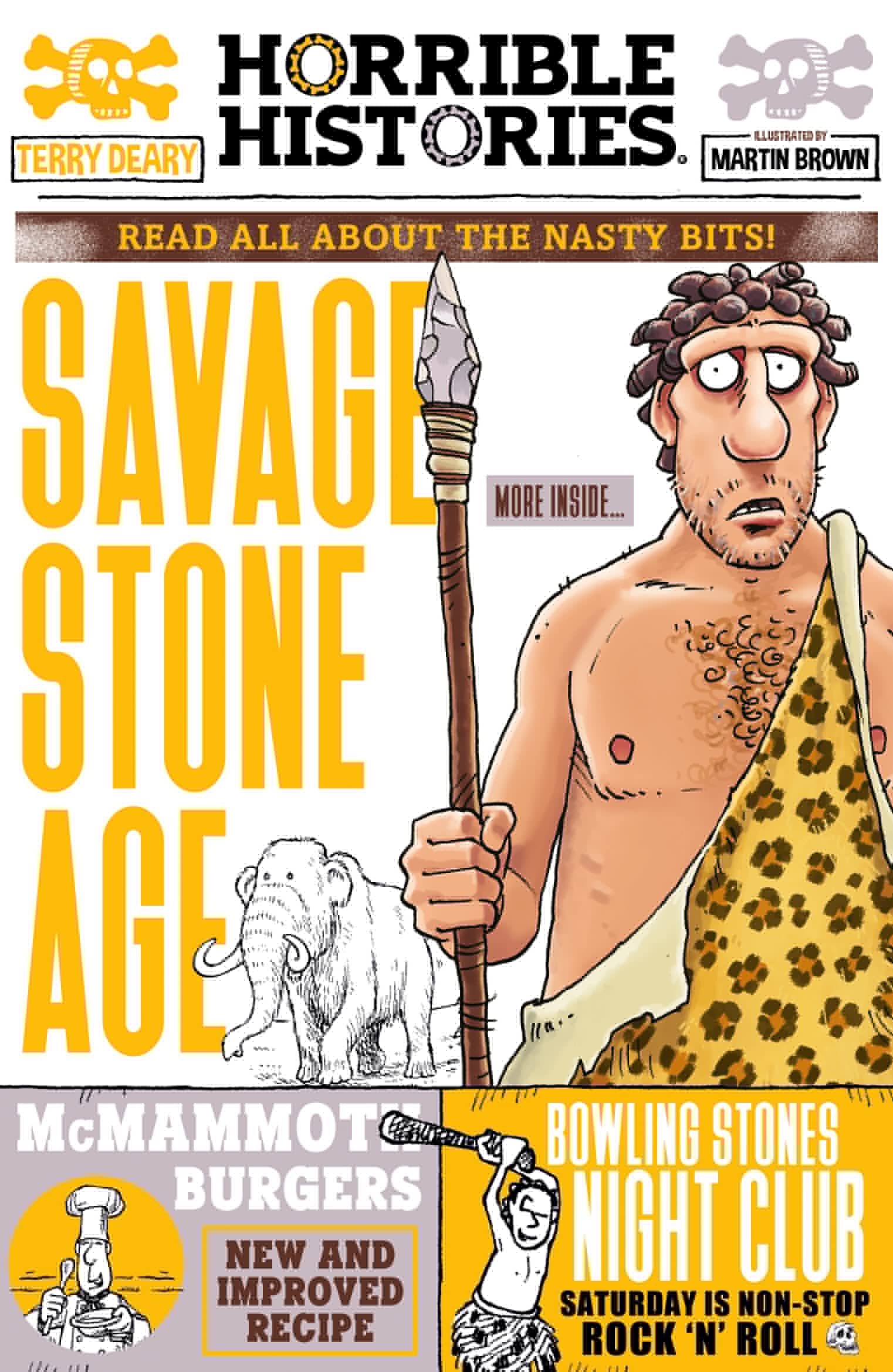 Savage Stone Age (newspaper edition) (Horrible Histories)