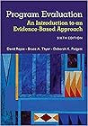 Program Evaluation: An Introduction to an Evidence-Based Approach Program Evaluation: An Introduction to an Evidence-Based Approach