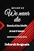 REVIEW OF WE NEVER DIE by Deborah Benjamin