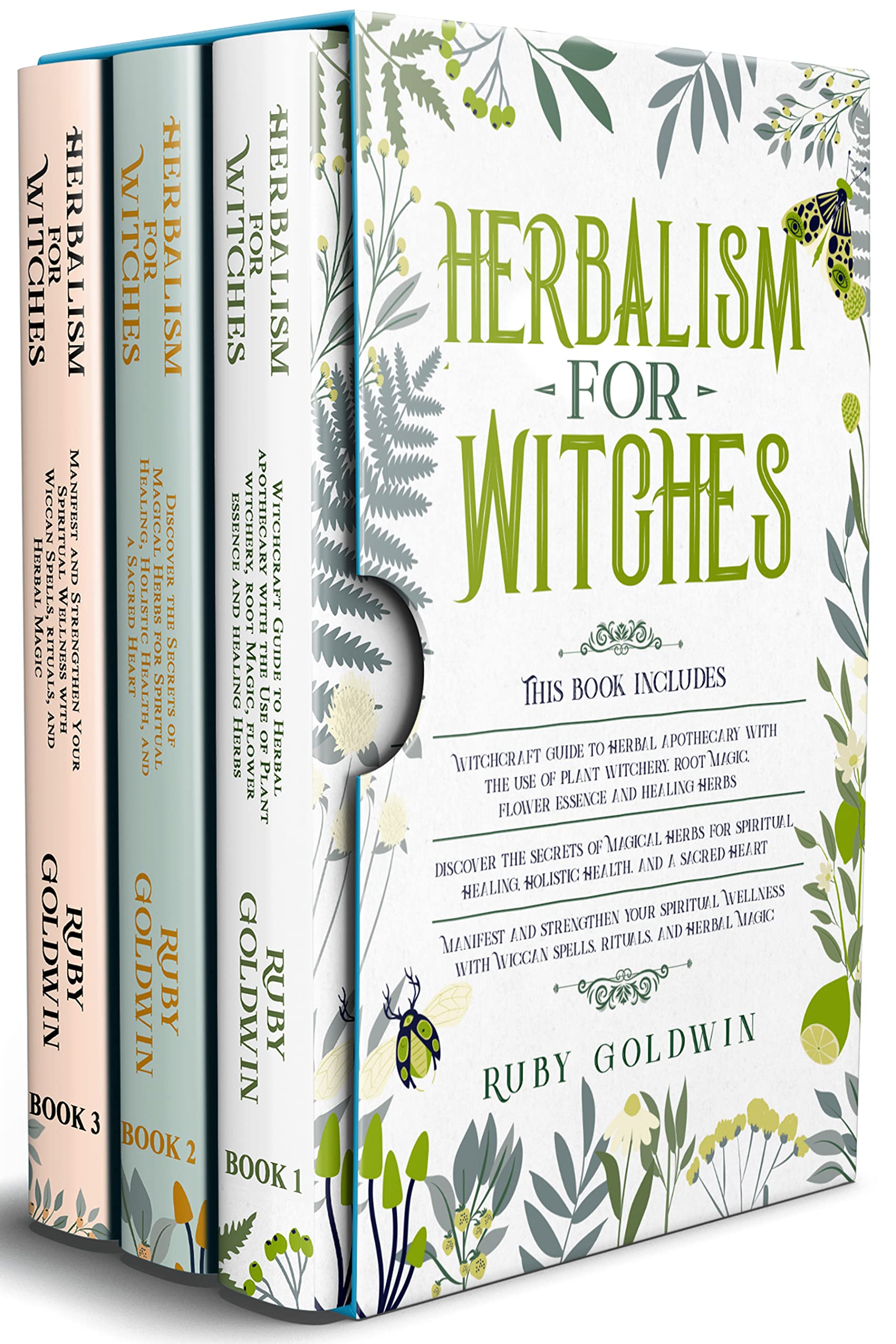 Herbalism for Witches: 3 Books In 1-Guide to Herbal Apothecary and Plant Witchery+Magical Herbs for Spiritual Healing and Sacred Heart+Manifest Your Spiritual Wellness with Spells and Herbal Magic (Kindle Edition)
