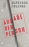 Angabe der Person