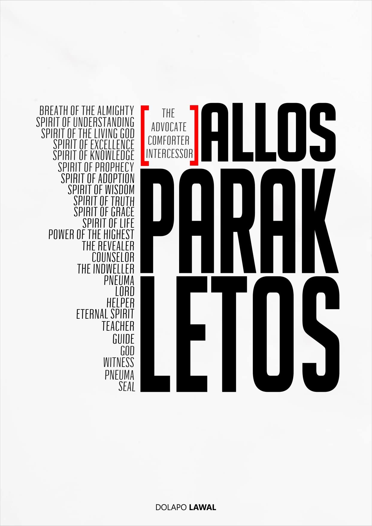 Allos Parakletos (Kindle Edition)