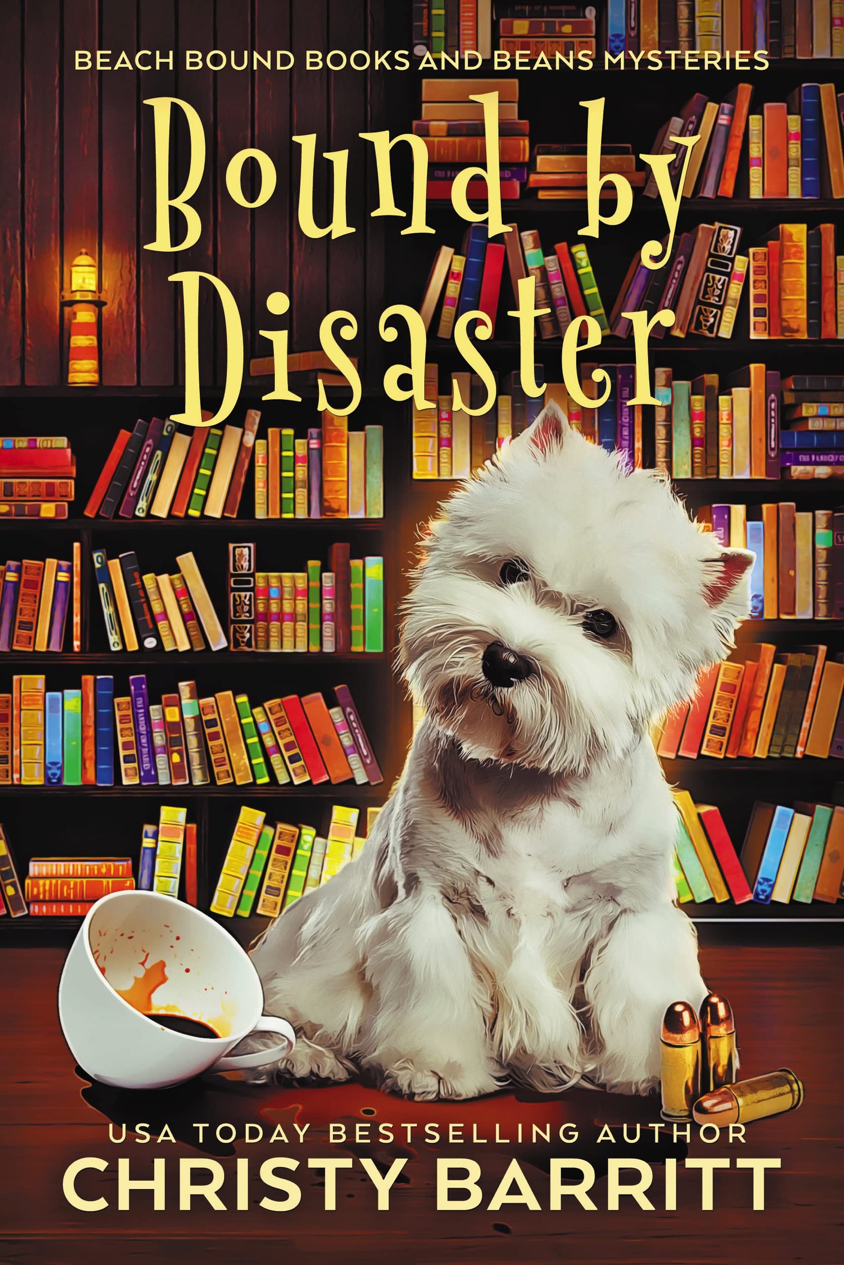 Bound by Disaster (Beach Bound Books and Beans Mysteries #2)