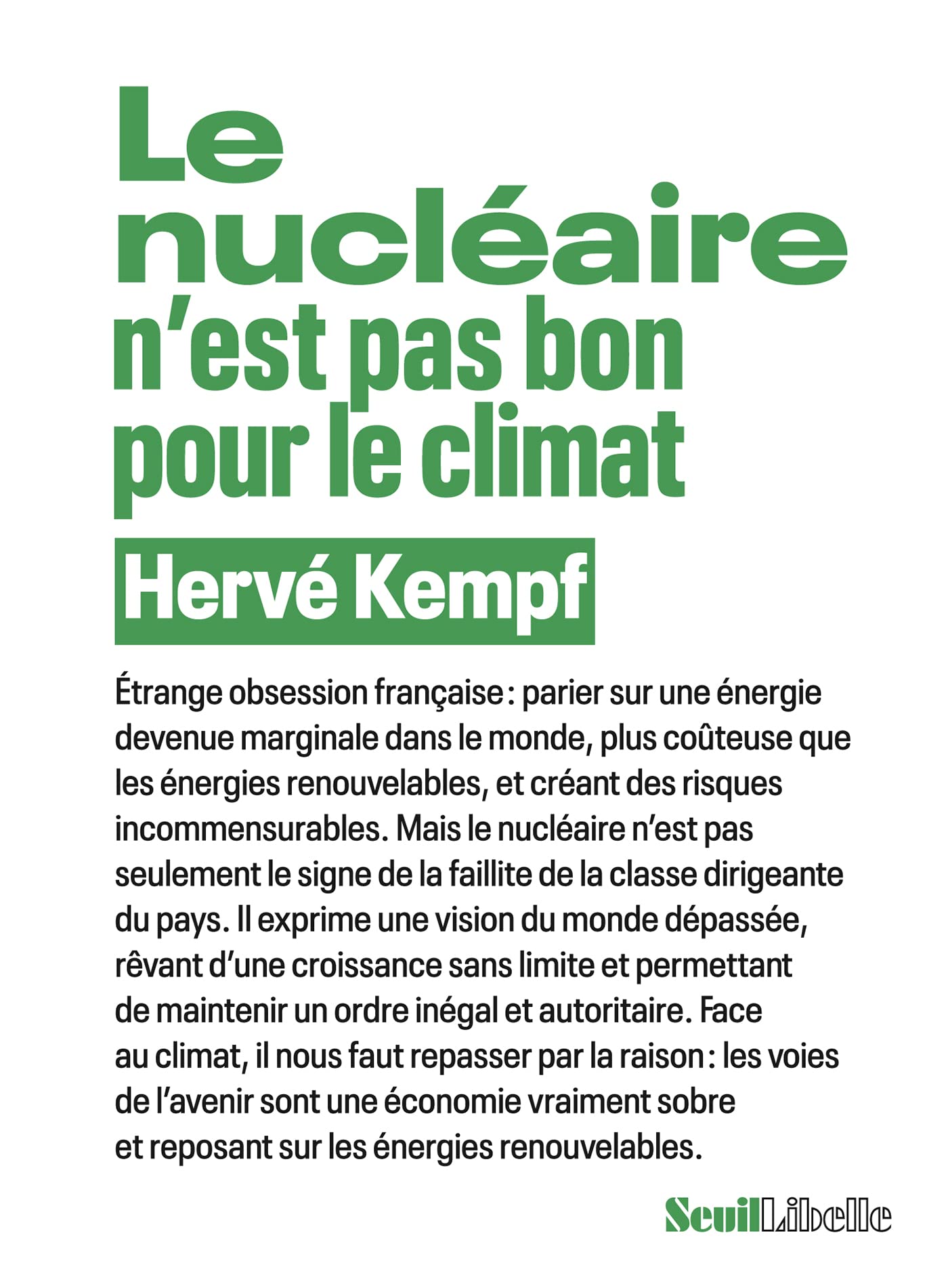 Le nucléaire n’est pas bon pour le climat (French Edition)
