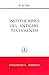 Instituciones del Antiguo Testamento (Biblioteca Herder) (Spanish Edition)